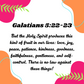 Galatians 5:22 Planter Stake