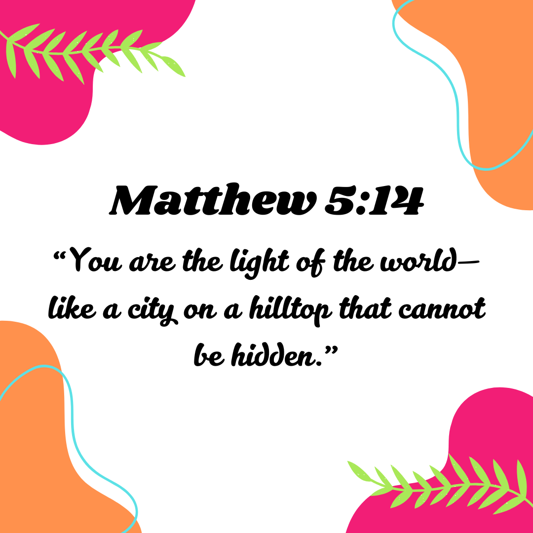 Matthew 5:14 Planter Stake