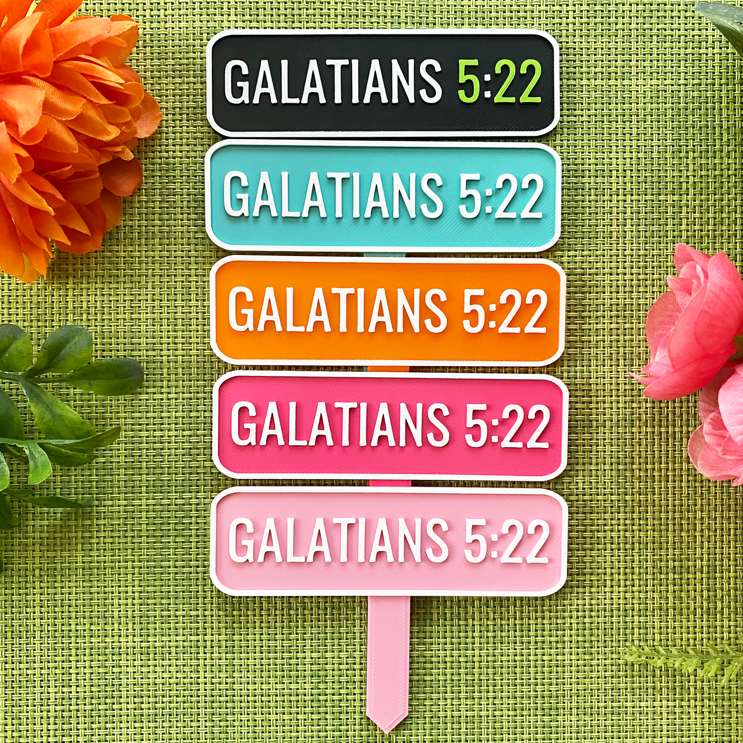 Galatians 5:22 Planter Stake