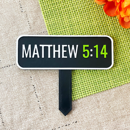 Matthew 5:14 Planter Stake