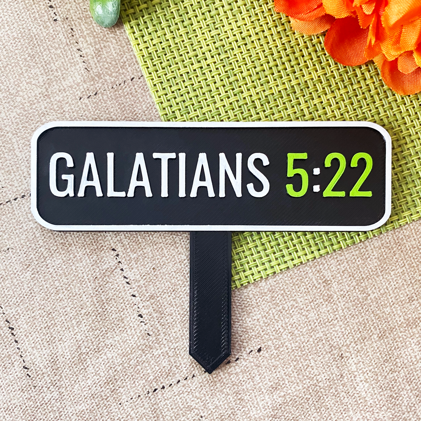 Galatians 5:22 Planter Stake