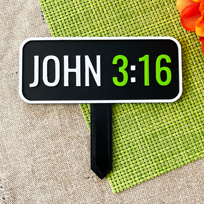 John 3:16 Planter Stake