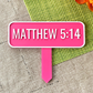 Matthew 5:14 Planter Stake