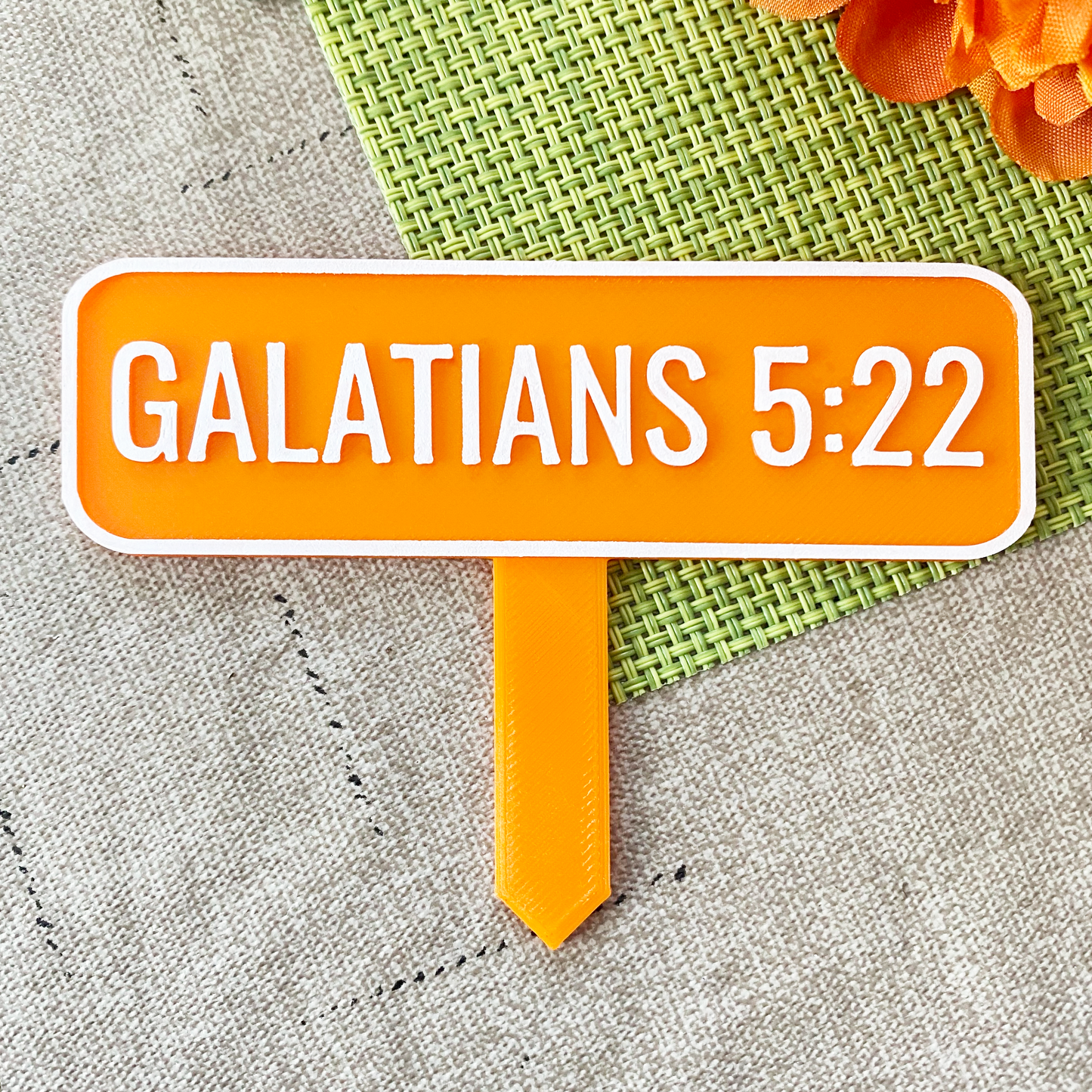 Galatians 5:22 Planter Stake